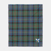 Scotts Cameron of Erracht Ancient Tartan Pset Fleece Deken (Voorkant)