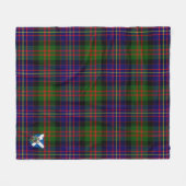 Scotts Cameron van Erracht Modern Tartan Pset Fleece Deken (Voorkant (Horizontaal))