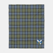 Scotts Campbell Faded Tartan Pset Fleece Deken (Voorkant)