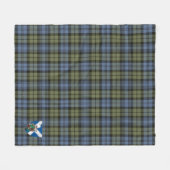 Scotts Campbell Faded Tartan Pset Fleece Deken (Voorkant (Horizontaal))