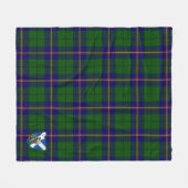 Scotts Carmichael Modern Tartan Pset Fleece Deken (Voorkant (Horizontaal))