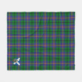 Scotts Carmichael Tartan Pset Fleece Deken (Voorkant (Horizontaal))