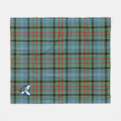 Scotts Cathcart Tartan Plaid Fleece Deken (Voorkant (Horizontaal))