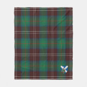 Scotts Chisholm Hunting Ancient Tartan Pset Fleece Deken (Voorkant)
