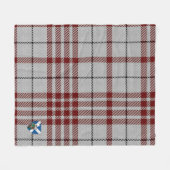 Scotts Clayton Tartan Pset Fleece Deken (Voorkant (Horizontaal))