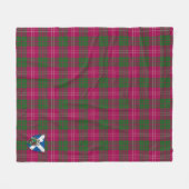 Scotts Crawford Tartan Pset Fleece Deken (Voorkant (Horizontaal))