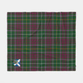 Scotts Crosbie Tartan Pset Fleece Deken (Voorkant (Horizontaal))