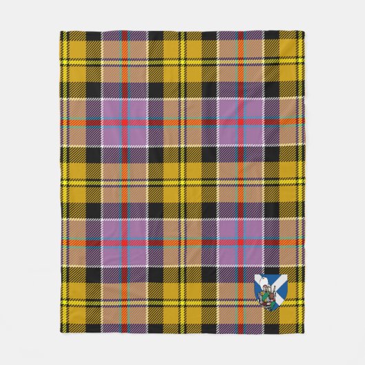 Scotts Culloden Ancient Tartan Pset Fleece Deken (Voorkant)