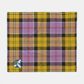 Scotts Culloden Ancient Tartan Pset Fleece Deken (Voorkant (Horizontaal))