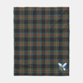 Scotts Denniston Tartan Pset Fleece Deken (Voorkant)
