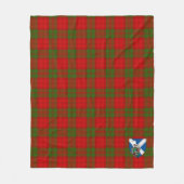 Scotts Dewar Tartan Pset Fleece Deken (Voorkant)