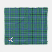 Scotts Douglas Ancient Tartan Pset Fleece Deken (Voorkant (Horizontaal))