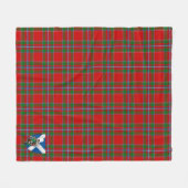Scotts Drummond Modern Tartan Pset Fleece Deken (Voorkant (Horizontaal))