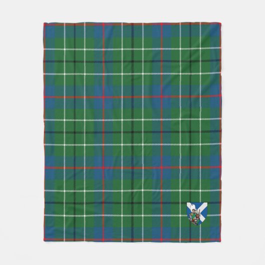 Scotts Duncan Ancient Tartan Pset Fleece Deken (Voorkant)