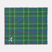 Scotts Duncan Ancient Tartan Pset Fleece Deken (Voorkant (Horizontaal))