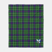 Scotts Duncan Modern Tartan Pset Fleece Deken (Voorkant)