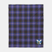 Scotts Dunlop Tartan Pset Fleece Deken (Voorkant)