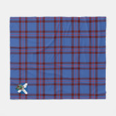 Scotts Elliot Tartan Plaid Fleece Deken (Voorkant (Horizontaal))