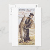 Scotts Emulsion Cod Liver Oil Briefkaart (Voorkant / Achterkant)