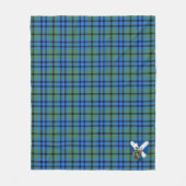 Scotts Falconer Tartan Pset Fleece Deken (Voorkant)
