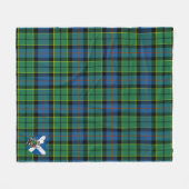 Scotts Forsyth Ancient Tartan Pset Fleece Deken (Voorkant (Horizontaal))