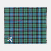 Scotts Galbraith Ancient Tartan Pset Fleece Deken (Voorkant (Horizontaal))