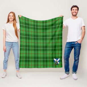Scotts Galloway District Tartan Schotlandse ruit Fleece Deken