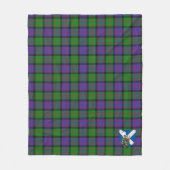 Scotts Gillon Tartan Pset Fleece Deken (Voorkant)