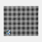 Scotts Glendinning Tartan Plaid Fleece Deken (Voorkant (Horizontaal))