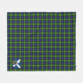 Scotts Gordon Tartan Pset Fleece Deken (Voorkant (Horizontaal))
