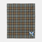 Scotts Gordon Weathered Tartan Pset Fleece Deken (Voorkant)