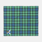 Scotts Graham of Montrose Ancient Tartan Pset Fleece Deken (Voorkant (Horizontaal))