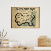 Scott's Great Snake Poster (Keuken)