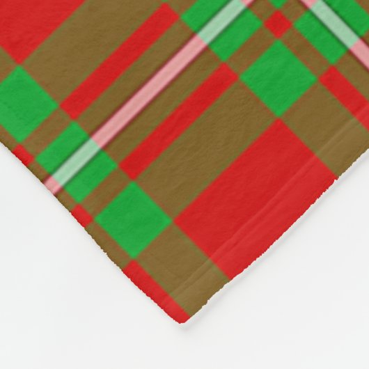 Scotts Grierson Tartan Pset Fleece Deken (Hoek)