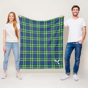Scotts Haliburton Schotse Ruit Plaid Fleece Deken
