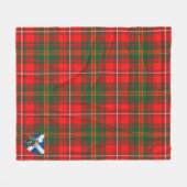 Scotts Hay Modern Tartan Pset Fleece Deken (Voorkant (Horizontaal))