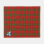 Scotts Herries Tartan Pset Fleece Deken (Voorkant (Horizontaal))