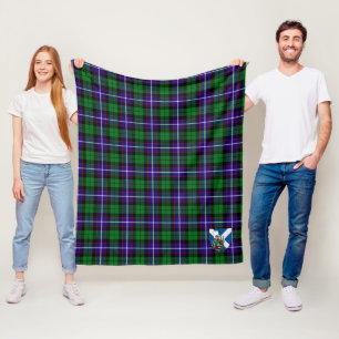 Scotts Hunter Tartan Schotlandse ruit Fleece Deken