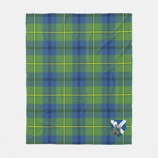 Scotts Johnston Ancient Tartan Pset Fleece Deken (Voorkant)