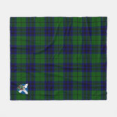 Scotts Keith Modern Tartan Pset Fleece Deken (Voorkant (Horizontaal))