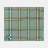 Scotts Kelly Tartan Pset Fleece Deken (Voorkant (Horizontaal))