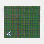 Scotts Kennedy Tartan Pset Fleece Deken (Voorkant (Horizontaal))