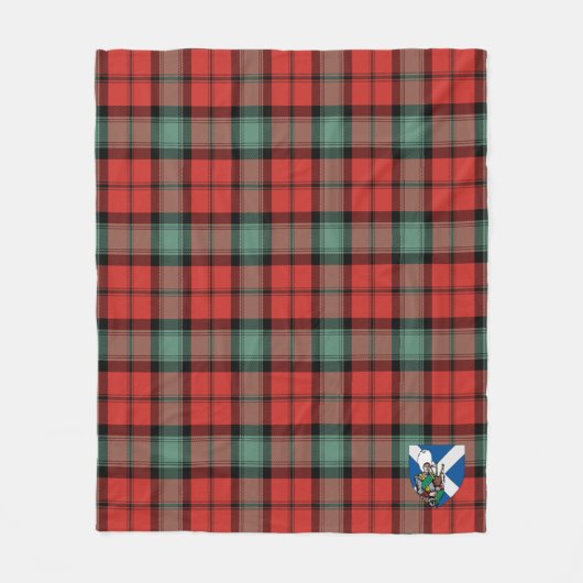 Scotts Kerr Ancient Tartan Pset Fleece Deken (Voorkant)