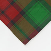 Scotts Kerr Tartan Pset Fleece Deken (Hoek)