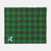 Scotts Kinloch Tartan Plaid Fleece Deken (Voorkant (Horizontaal))