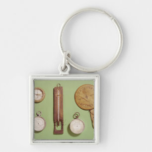 Scott's kompas, thermometer, zonnewijzer, sleutelhanger