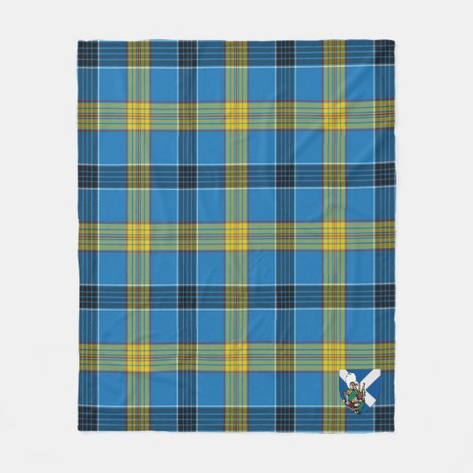 Scotts Laing Tartan Pset Fleece Deken (Voorkant)