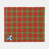 Scotts Langlands Tartan Pset Fleece Deken (Voorkant (Horizontaal))