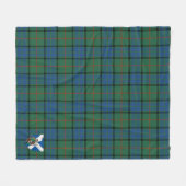 Scotts Lauder Tartan Plaid Fleece Deken (Voorkant (Horizontaal))