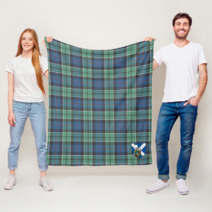 Scotts Leslie Jacht op Oude Schotse Plaid Tartan Fleece Deken